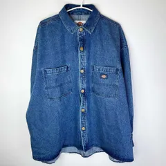 ディッキーズ デニムシャツジャケット L メンズ Dickiesのサムネイル