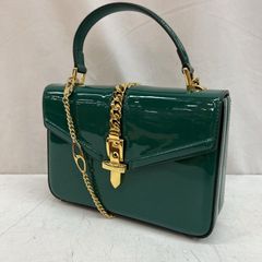 未使用】マルベリー カーラ・デルヴィーニュ グリーン キルティング 