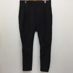 オールモストブラック 18SS-P005 TROUSERS PANTS ウールライク テーパード トラウザーズパンツ イン2タック 裏ジップ メンズ 2 ISItems【USED】【古着】【中古】50111933のサムネイル