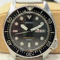 セイコー ダイバー 6458-6000 クォーツ 電池切れ ジャンク ベルト無し 