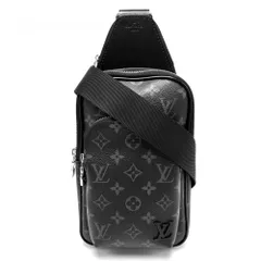 ルイヴィトン ボディバッグ メンズ アヴェニュースリングバッグPM クロスボディバッグ LOUIS VUITTON M47137 モノグラムエクリプス ブラック 黒 シルバー金具 美品【中古品】のサムネイル