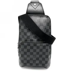 ルイヴィトン ボディバッグ メンズ アヴェニュー スリングバッグ クロスボディバッグ 肩掛け 斜め掛け LOUIS VUITTON N41719 ダミエグラフィットキャンバス ブラック 黒 シルバー金具【中古品】のサムネイル