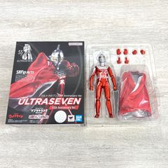 SHFiguarts 울트라 세븐 피규어 55th Anniversary Ver. 55주년 기념 브라더스 망토 받침대 첨부 반다이 영혼웹