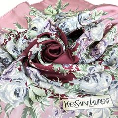 Christian Dior スカーフ 大判 シルク バラ柄 リボン柄 - メルカリ