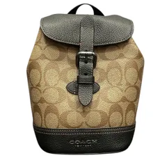 コーチ COACH ハドソン スモール パック シグネチャー ショルダーバッグ PVC レザー CB928 ユニセックス
