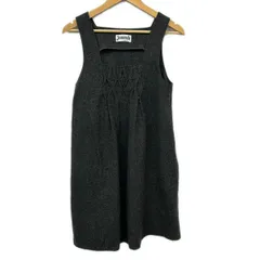 JOCOMOMOLA(ホコモモラ) ワンピース サイズ38 L レディース美品  - グレー ノースリーブ/ひざ丈/ギャザーのサムネイル