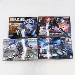 [미사용][4점 세트] HG HGUC 1/144 기동전사 건담 즈곡 베이스 자바 모빌 레깅레이즈 엑시아