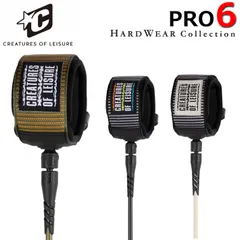 2025 リーシュコード クリエイチャー CREATURES 6ft 6フィート HARD WEAR PRO 6 ハードウェア プロ 7mm サーフィン パワーコード ショートボード 日本正規品のサムネイル