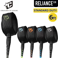2026 リーシュコード クリエイチャー CREATURES 6ft 6フィート RELIANCE 2.0 STANDARD DUTY 6 スタンダード デューティー 7mm サーフィン パワーコード ショートボード 日本正規品のサムネイル