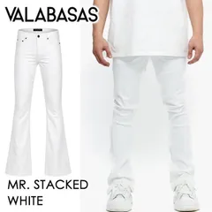【 本国現地価格 】VALABASAS  STCKED 【WHITE】【ホワイト】 【白】  【スキニーフレア】【前ブランドロゴ吊り下げタグ】【後ブランドロゴ布タグ】のサムネイル