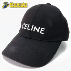 【 セリーヌ 帽子 】 CELINE 2AUA1242N ブラック 黒 Sサイズ ロゴ 刺繍 ベースボール キャップ 中古 26k186-2 逸品質屋 丸高 甲子園店 送料無料 質屋出品 実店舗あります ブランド 人気 プレゼント アパレル 古着 カジュアルのサムネイル