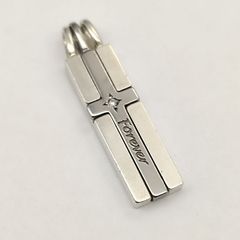 [Excellent Condition] THE KISS Cross Design Necklace, Silver 925