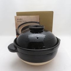 未使用】 萬古焼ごはん鍋 大黒窯 華月 セリオン3合炊き - メルカリ