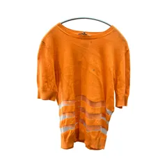 GF2 カルヴェン CARVEN 半袖 ニット 裾ボーダー 透け 【MN29-GF】のサムネイル