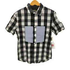 バンドオブアウトサイダーズ BAND OF OUTSIDERS ポケット切替S/Sチェックシャツ メンズ  1のサムネイル