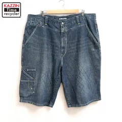 90s vintage pellepelle デニム ショートパンツ メンズ 表記46サイズのサムネイル