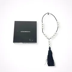 EMPORIO ARMANI / ボール＆フリンジネックレス 参考定価：55,000程度のサムネイル