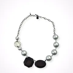 EMPORIO ARMANI / ボール×ストーンネックレス 参考定価：50,000程度のサムネイル