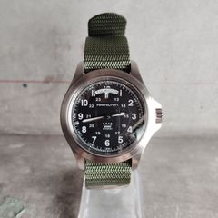 Hamilton Khaki 9821C カーキ 初期　クラウン実動 Hamilton Khaki 9821C カーキ 初期 クラウン - メルカリ