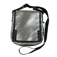 186001 現状品 JEAN-PAUL GAULTIER ジャンポールゴルチエ ショルダーバッグ　スタッズ　メタリックシルバーのサムネイル
