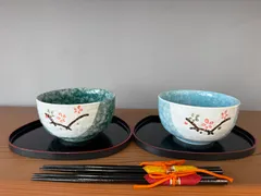 美濃焼  幸泉窯  花むすび  お好み碗揃  和食器  2個セットのサムネイル