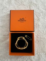 極美品】HERMES ブローチ BIJOUTERIE FANTAISIE - メルカリ
