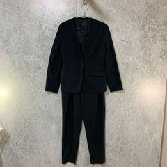 PLST ノーカラージャケット パンツ セットアップ ネイビー XS - メルカリ