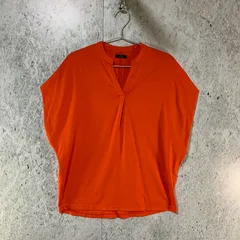 URBAN RESEARCH ITEMS アーバンリサーチアイテムズ シルケットライクスキッパープルオーバー オレンジ Fサイズ □〇のサムネイル