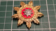 希少品種 帝国軍人/日本軍 【帝國軍人後援会/特殊会員徽章】八咫烏希少
