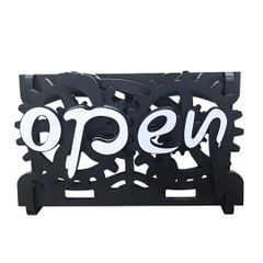 TOMMYFIELD 오픈 클로즈 간판 플레이트 open closed 카라 쿠리 간판 영어 간판 (A 타입) [A 타입]