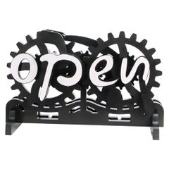 TOMMYFIELD 오픈 클로즈 간판 플레이트 open closed 카라 쿠리 간판 영어 간판 (C 타입) [C 타입]