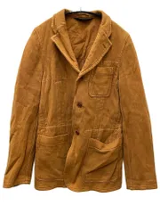 コムデギャルソン COMME des GARCONS 04SS Simple&Utility期 コットン ステッチ デザイン カバーオール PM-J076 ジャケット ブラウン 601MT-117のサムネイル