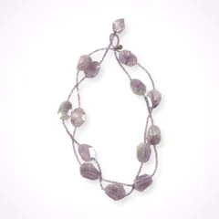 GIORGIO ARMANI / ラベンダー天然石ネックレス 参考定価：140,000程度のサムネイル