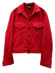 コムデギャルソン COMME des GARCONS 02AW 四つの黒期 3rd ウール トラッカー ジャケット PG-J103 レッド 601MT-118のサムネイル