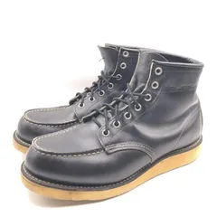 【中古】RED WING RED WING 刺繍羽根タグ アイリッシュセッターブーツ 8 ブラック レッドウィング[17]のサムネイル