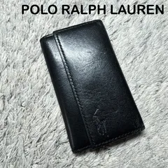POLO RALPH LAUREN ラルフローレン キーケース 本革 レザー ブラック ユニセックスのサムネイル