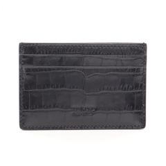 極美品】TOM FORD トムフォード カードケース クロコ型押し グリーン
