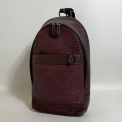 2605-176｜コーチ ボディバッグ レザー ブラウン - メルカリ
