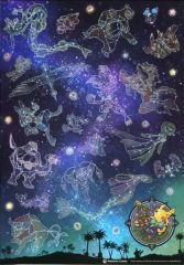 [중고] 씰 스티커 (캐릭터) Look Upon the Stars PET 씰 [포켓 몬스터] 포켓몬 센터 한정