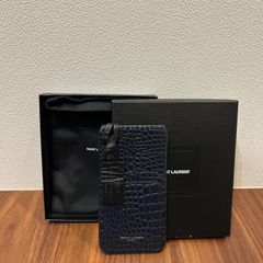 新品】【希少】LAMATREE 手帳型ケース ブルー クロコ型押し - メルカリ