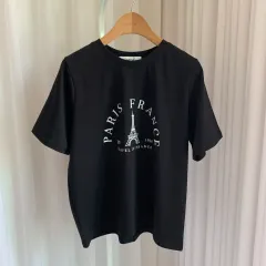 Paris レタリング 半袖 Tシャツ (新品)のサムネイル