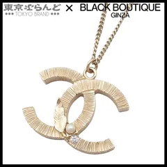 シャネル CHANEL ネックレス ココマーク リーフ ゴールド メタル コスチュームパール ラインストーン B12A レディース 101838938