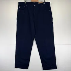 古着 美品 カーハート Carhartt ダック パンツ ハンマーループ デッドストック ワンポイントロゴ W42 L34  ネイビー系 メンズのサムネイル