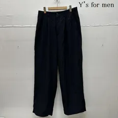 ワイズフォーメン 2タック ワイド パンツ テーパード スラックス MF-P08-111 メンズ M ISItems【USED】【古着】【中古】50130608のサムネイル