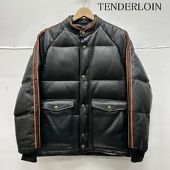 テンダーロイン 07AW 袖ライン レーシング レザー ダウン ジャケット T-RACINGLEATHER メンズ S ISItems【USED】【古着】【中古】50130834のサムネイル