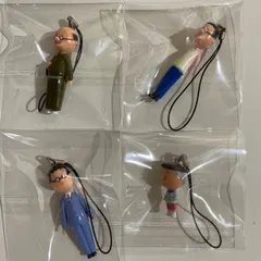 【中古/フィギュアストラップ】サザエさん　フィギュアストラップ　4個のサムネイル