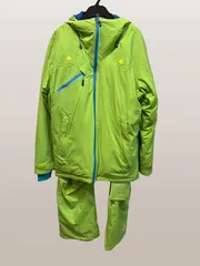 ◆phenix フェニックス スキーウェア 上下セット 緑 Lサイズ ジャケット パンツ PA4720B23/PA4720T23 中古◆21748★のサムネイル