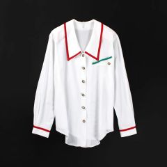えりか様専用。A14 フレンチリネンドロストシャツ 白 - メルカリ