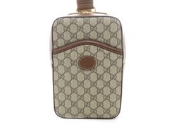 GUCCI グッチ バッグ GGスプリーム ボディバッグ ベージュ/ブラウン