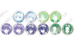 [신품] 배지 빈즈 [박스] 슈고 캐릭터! 홀로그램 캔 배지(57mm) 11. 공식 일러스트
